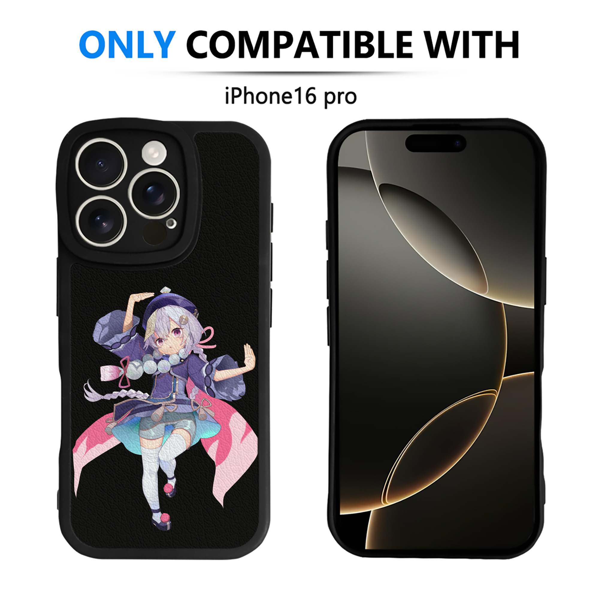 げんし神 七七 なな  genshin Nana 【iPhone 16シリーズ対応】シリコンスマホケース（レザー調） 材質：シリコン